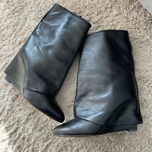 Givenchy Shark Black Booties Authentic Size 37.5